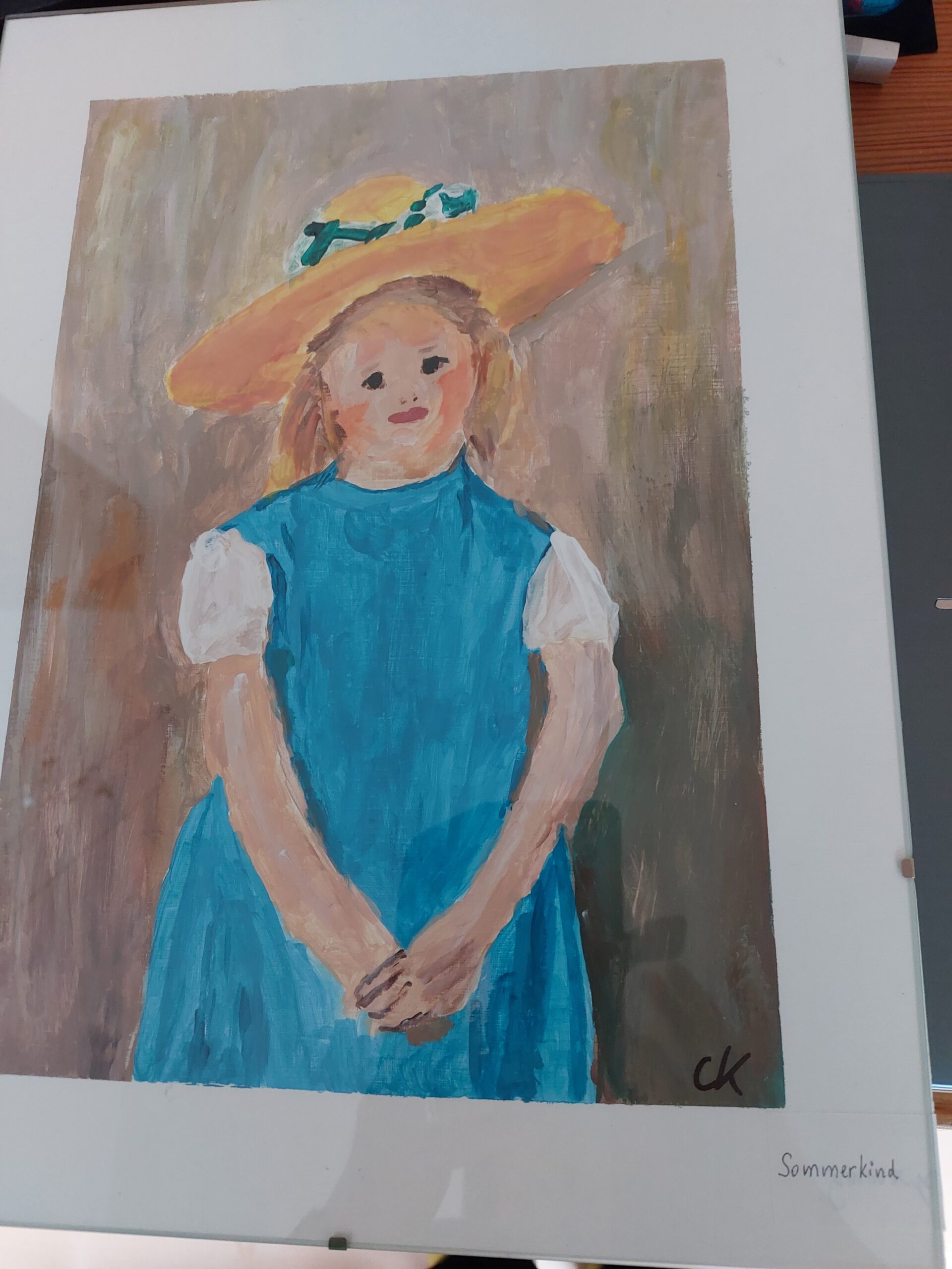 Gemälde Sommerkind von Cornelia Kröner